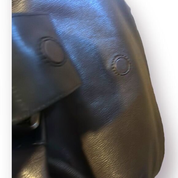 Kenneth Cole New York Leather Hobo Brown/Gray Satchel - Picture 8 of 9